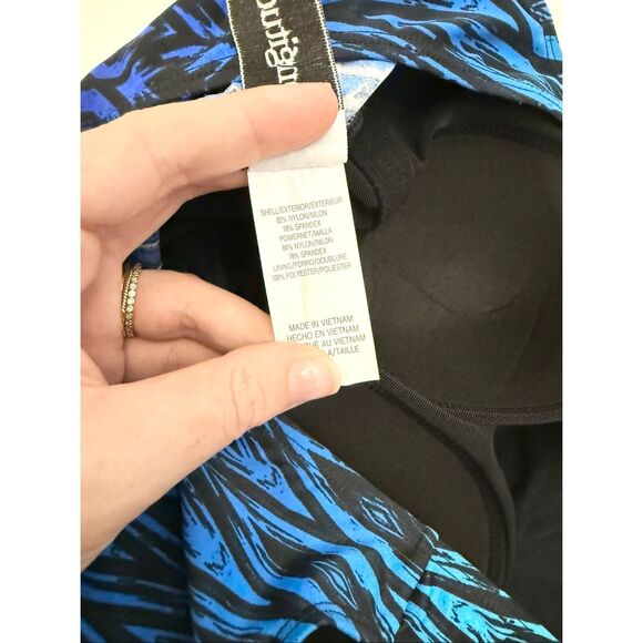 Longitude Womens Blue Tahoe Ombre Scoop Back Tummy Control Swimsuit Size 8 NWT - Picture 6 of 7